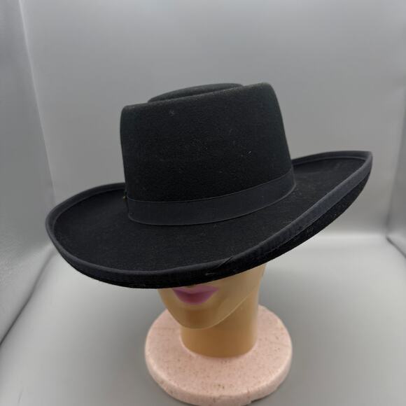 Wild West Warner Brothers James West Cowboy Hat Brown 100% Wool 1999 USA Small main image 7